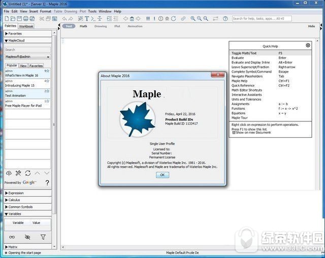 高级数学软件maplesoft maple下载